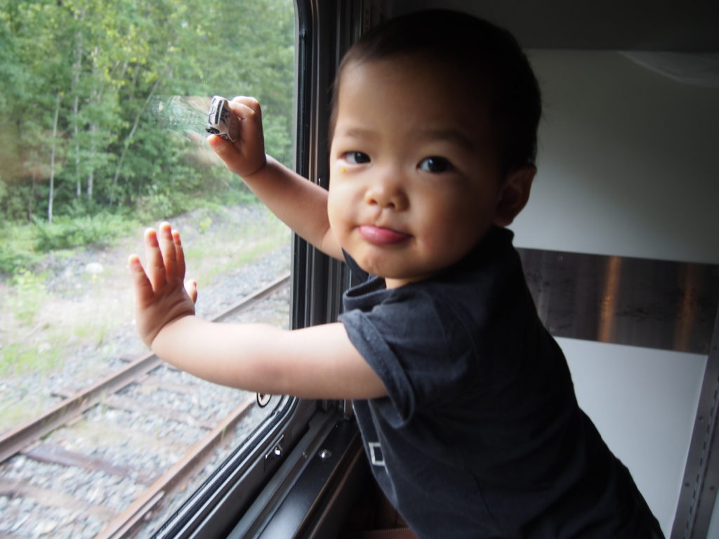 Taking the VIA rail with a baby