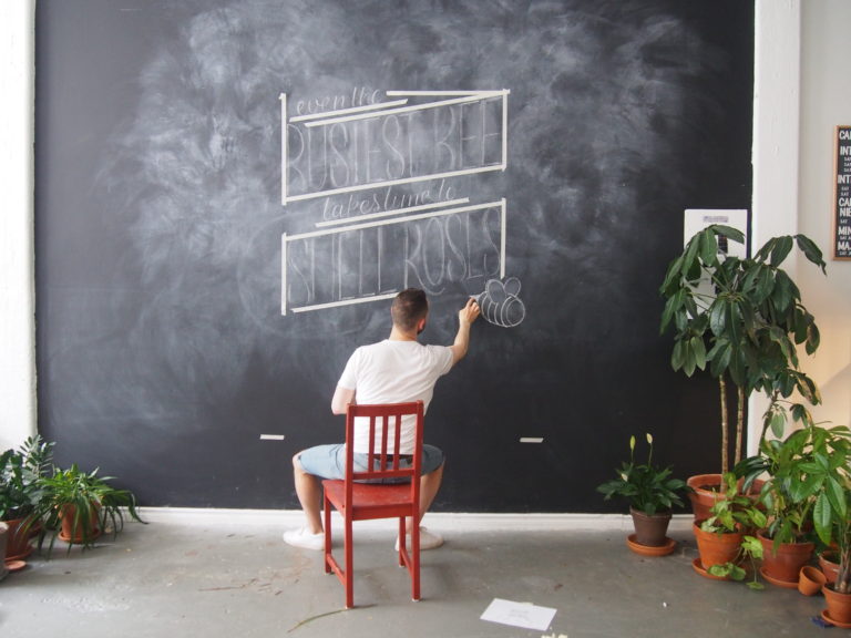 Chris Rouleau Wonder Pens Chalkboard