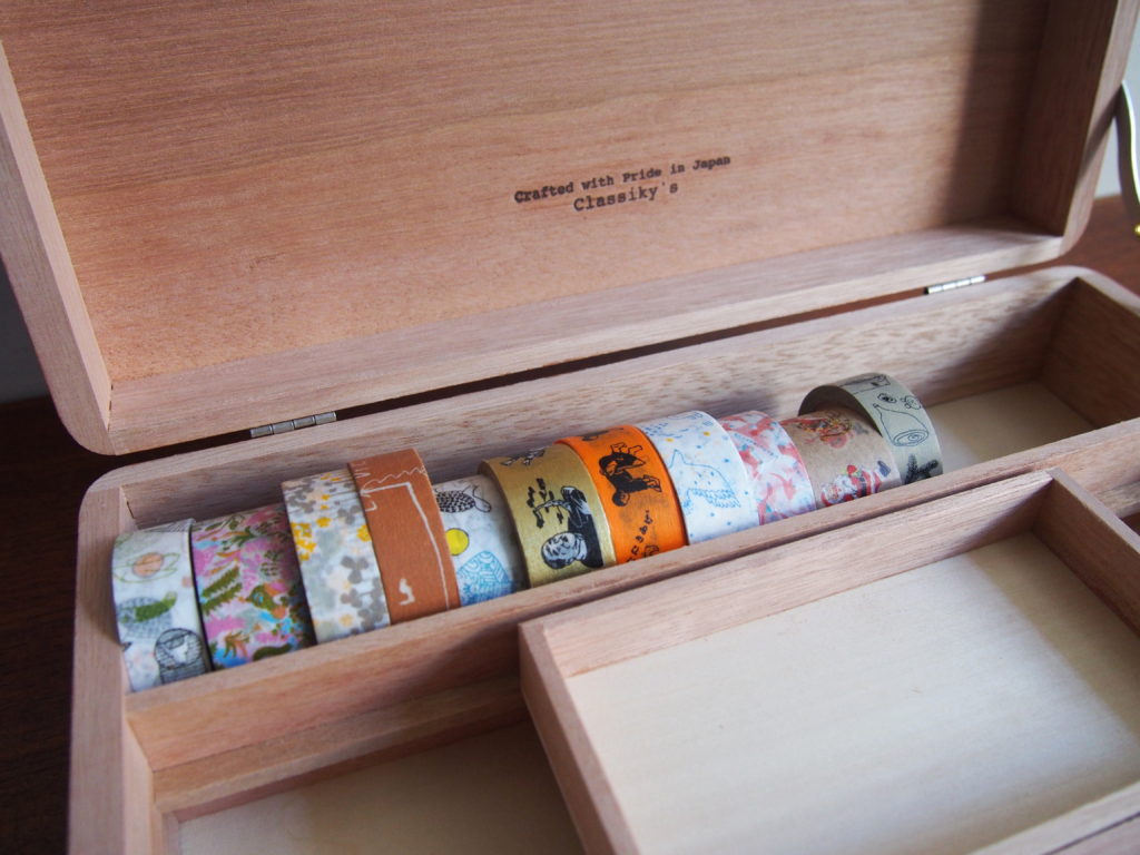 Washi Tape Organizer/Wooden Washi tape Storage Case/ Masking Tape