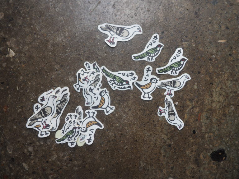 Pigeon Bird Stickers Classiky Japanese Stationery Toronto Canada