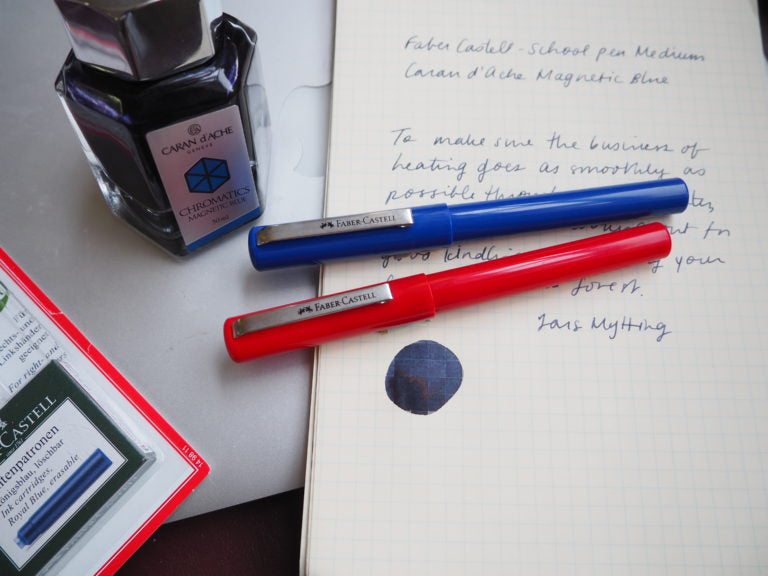 Faber-Castell School Pen Blue and Red