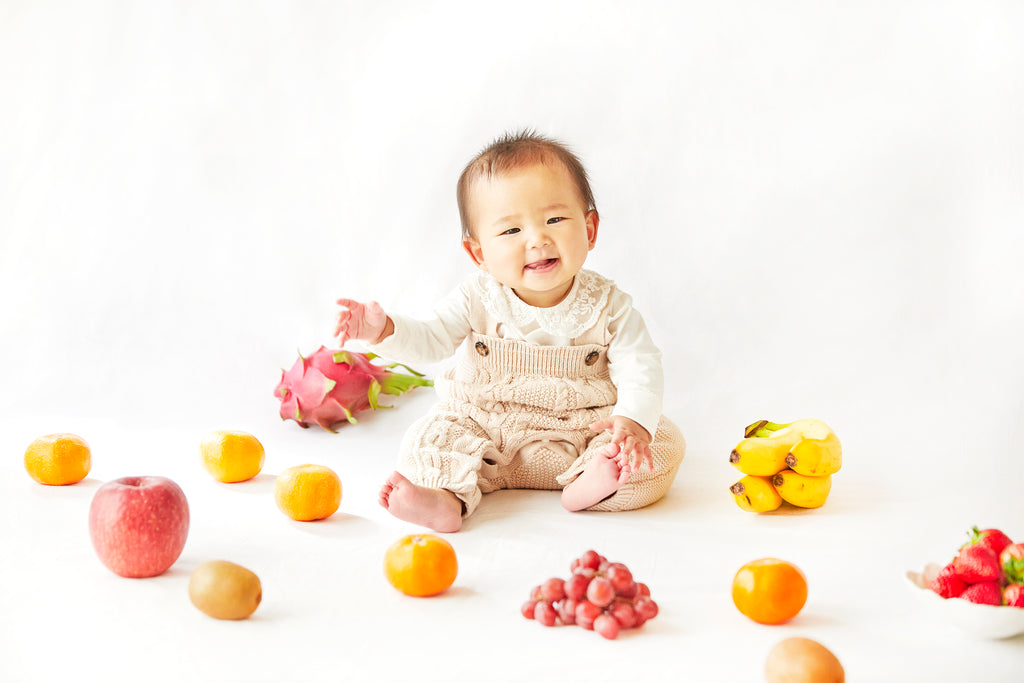 離乳食とフルーツ 食べものへの興味をくすぐるコツも紹介 フルーツギフト専門店 蝶結び