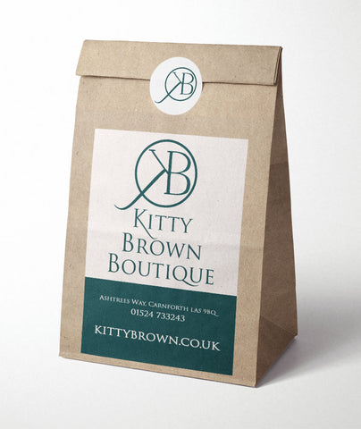 Kitty Brown Boutique Kraft paper bag