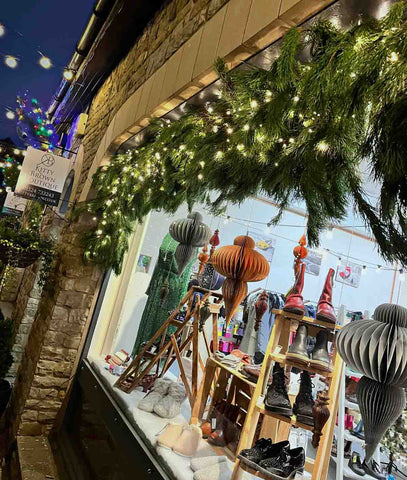 Kitty Brown Boutique - Christmas window