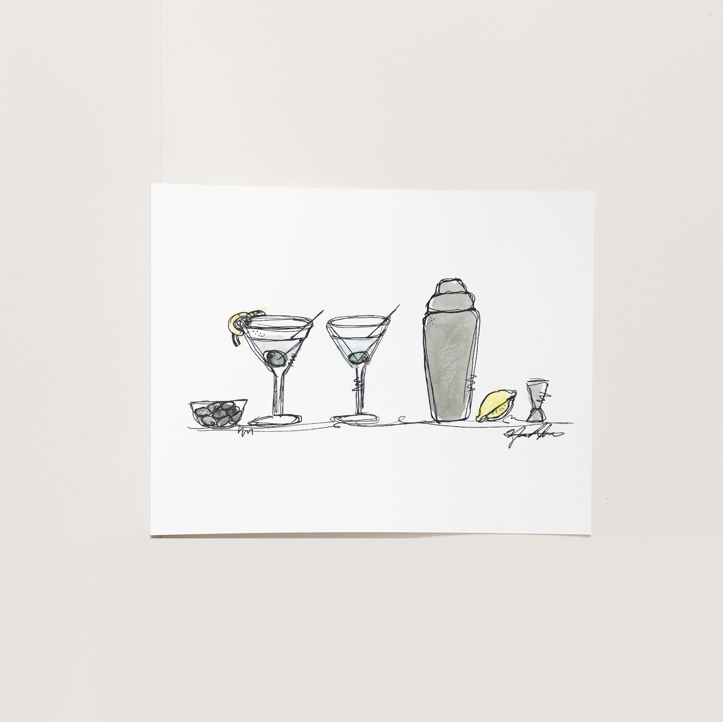 "Martini Bar" Print