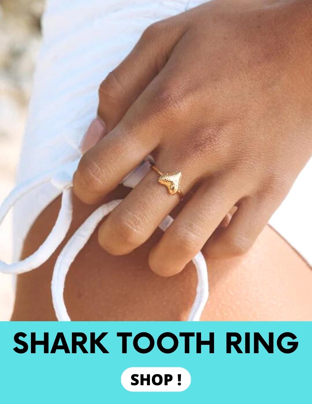 Shark tooth ring