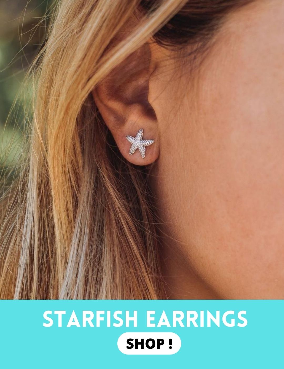 Cute starfish earrings