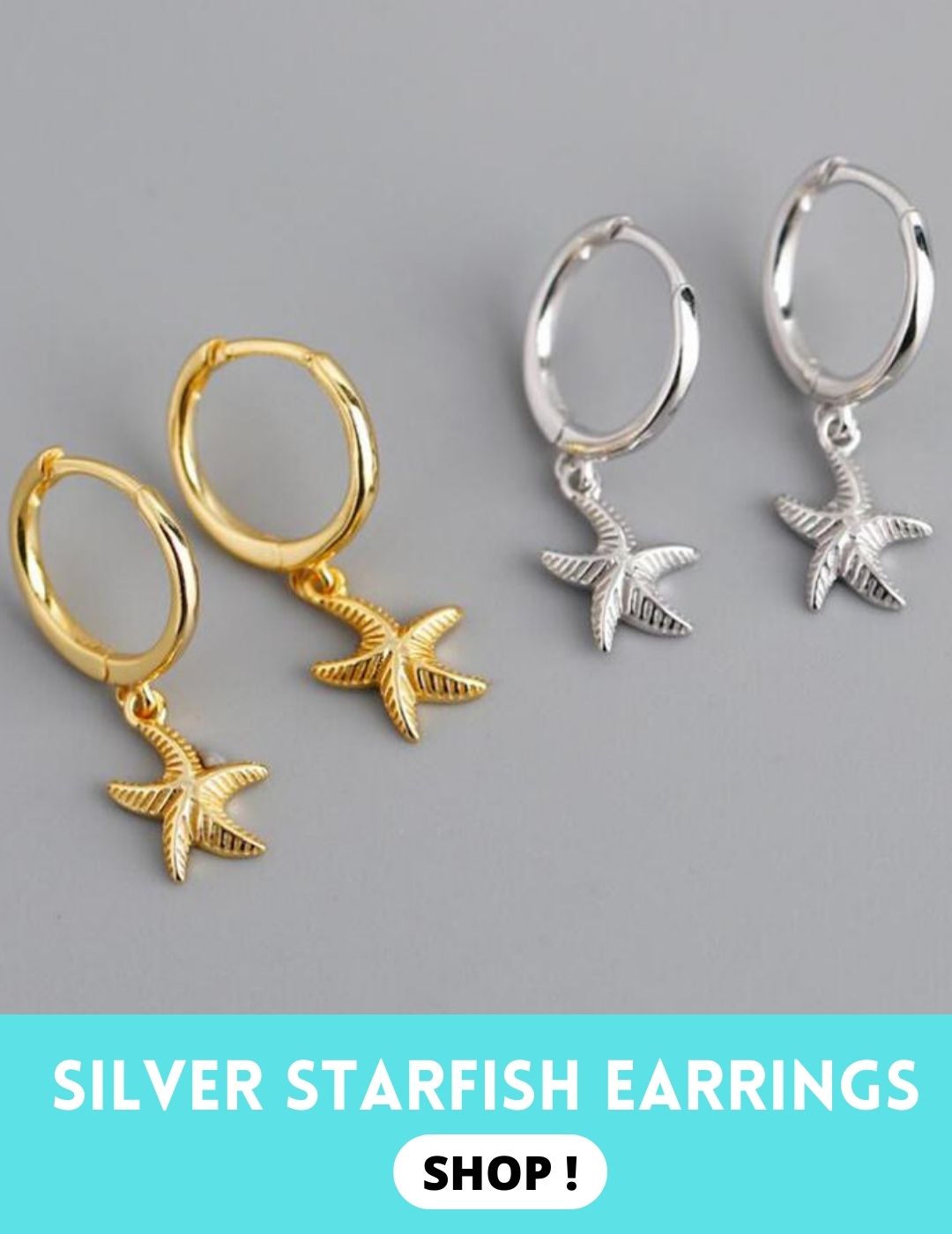 Beautiful starfish earrings