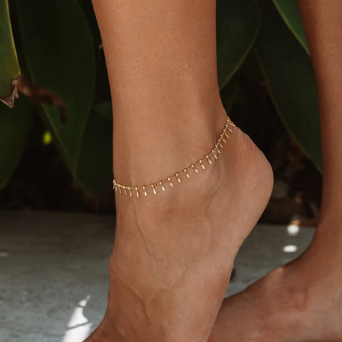 what ankle to wear anklet on