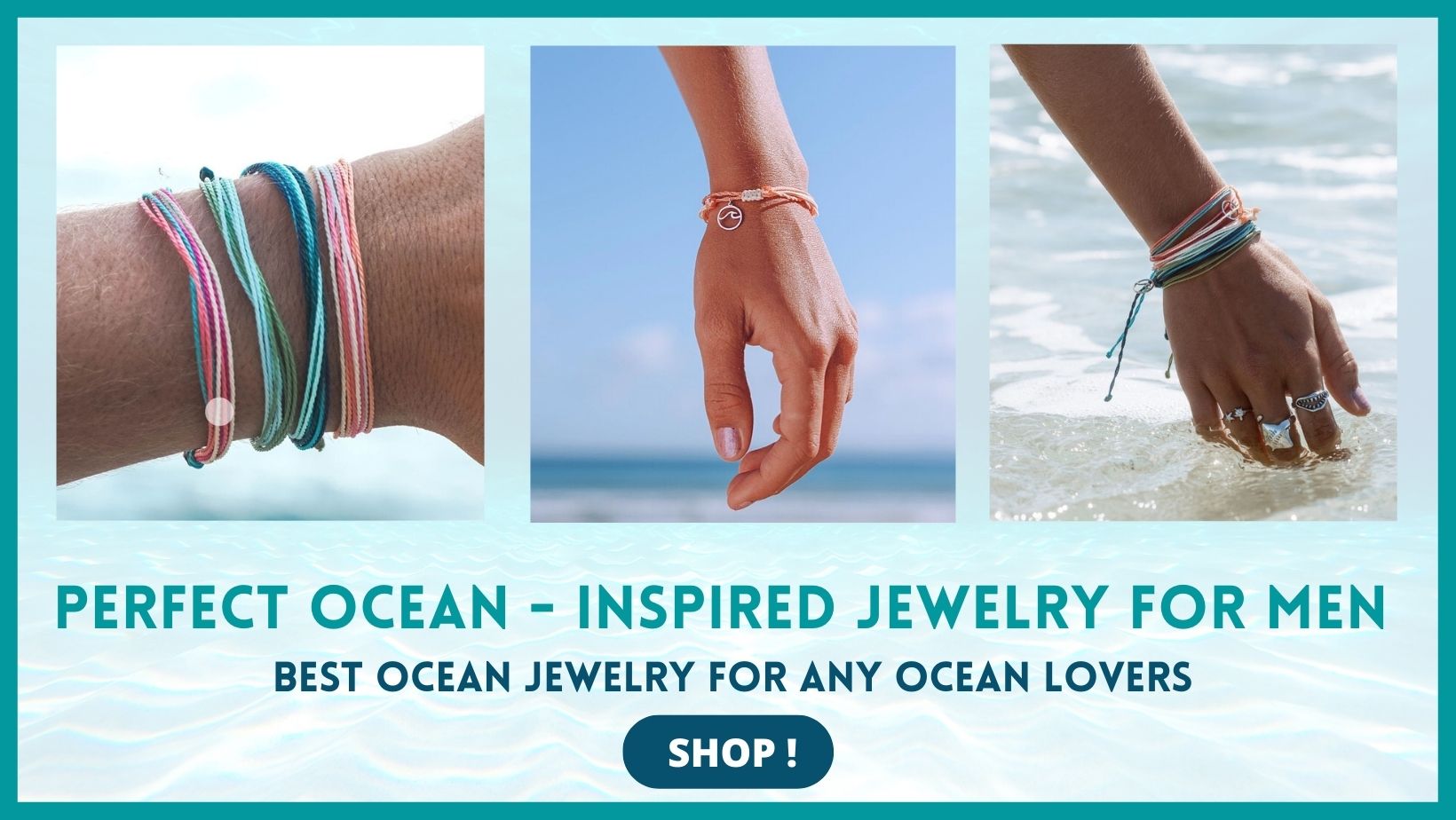 Ocean jewelry that suits for men