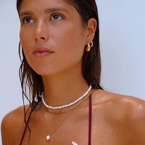 4mm Multi Bead Navajo Pearl Necklace – Punchy Vaquera