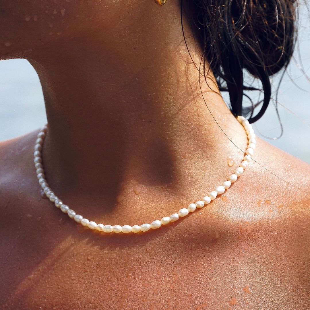 Freshwater Pearl Choker - Atolea Jewelry product image