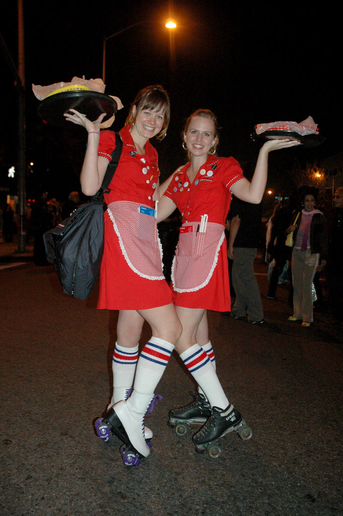 Rollerskating Car Hop Girls Rollerskating Car Hop Girls