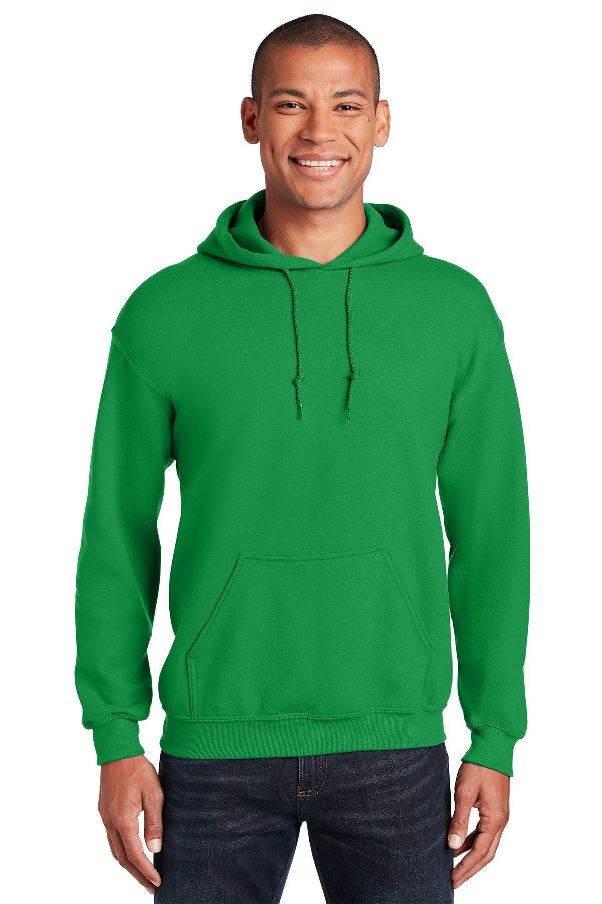 Custom Gildan Heavy Blend Hooded Sweatshirt 18500 Irish Green