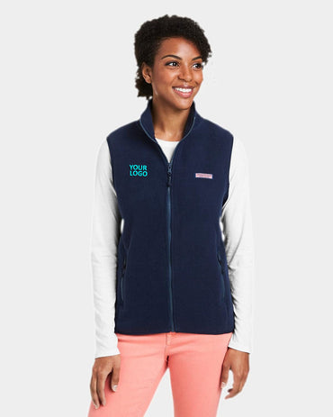 Ladies Value Fleece Vest with Your Own Customize Logo at AllStar