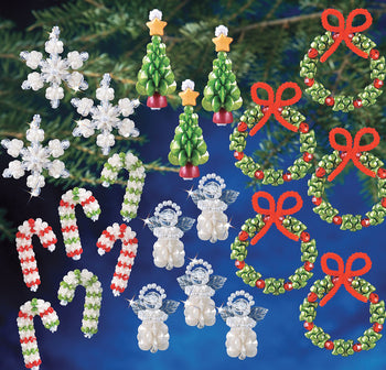 Sulyn Star Christmas Ornament Kit -- Vintage Sequin Bead Craft Kit