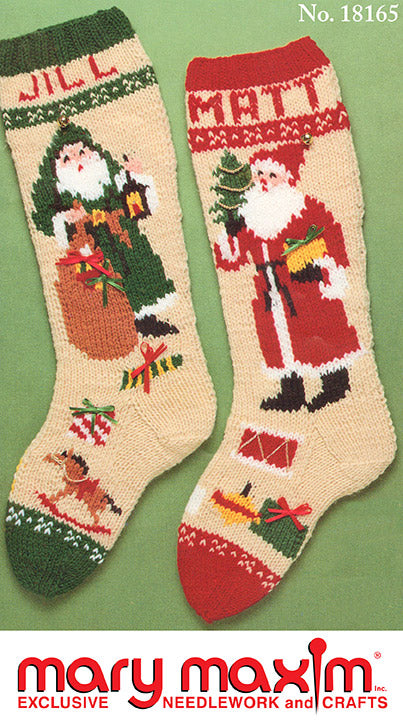 Recreated Christmas Stockings knit in the 80s. ‍ [FO] : r/knitting