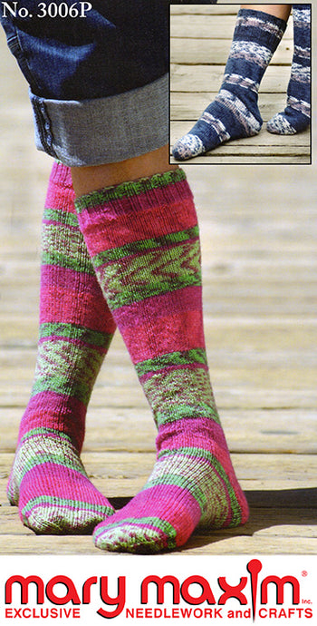 Sock Free Patterns – Mary Maxim Ltd