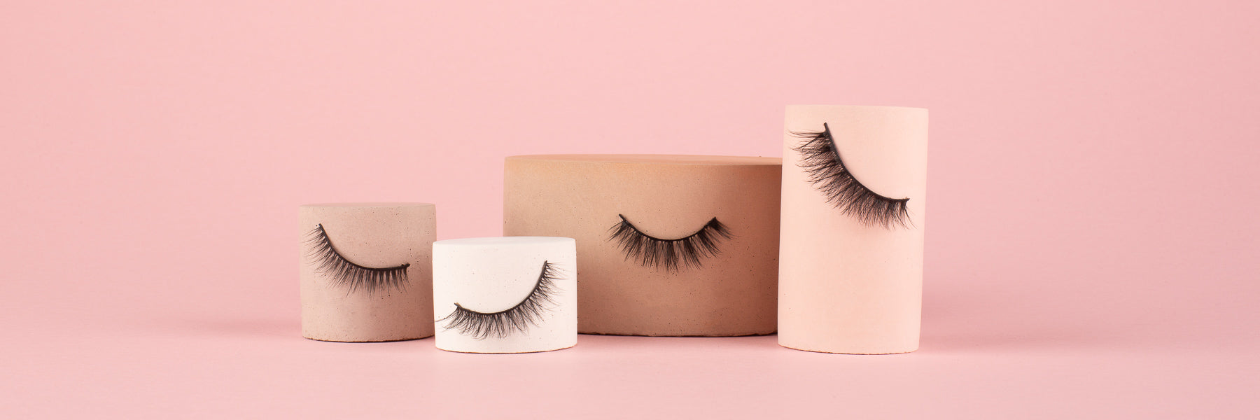 wing it luxury vegan silk system lashes on props
