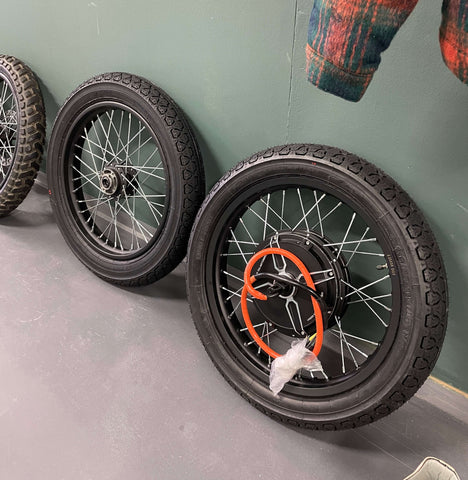 set of street tires & wheels