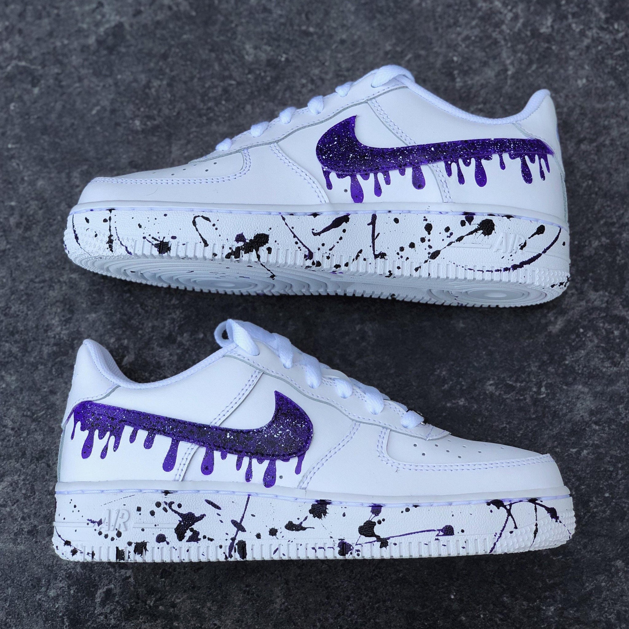 paint drip nike air force 1