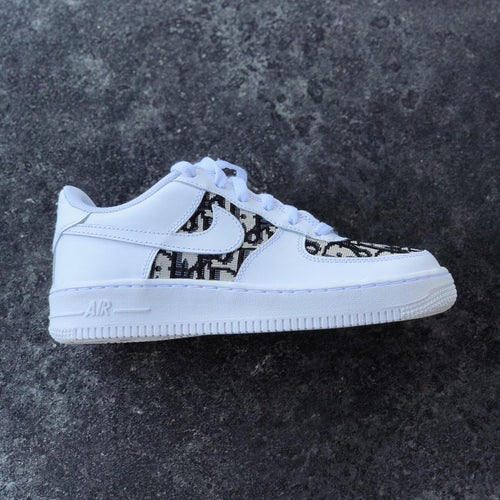 Custom LV x Wheat Air Force 1 Hightops – Detroit Customs