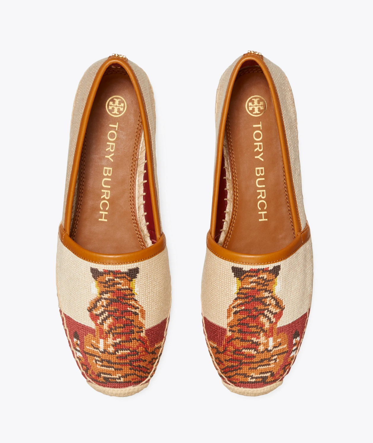 Tory Burch Needlepoint Tiger Espadrille Flats – Baitul Couture Boutique &  Designer Consignment