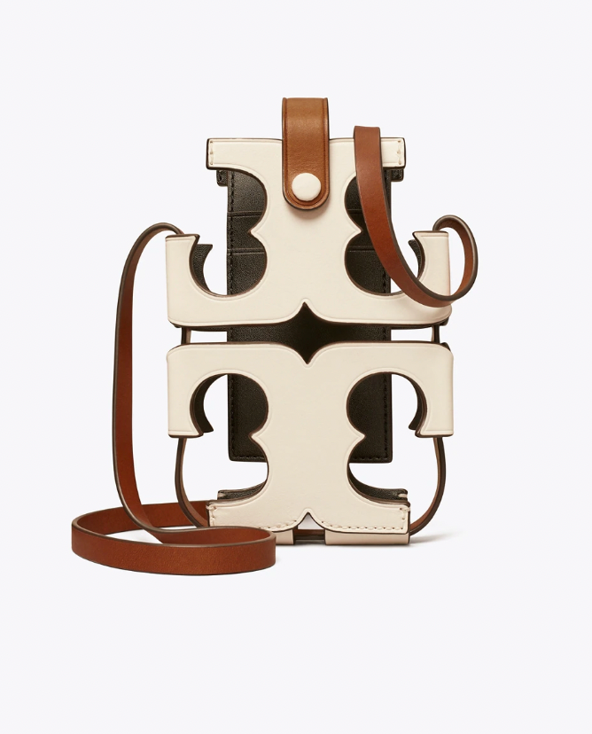 Tory Burch CUTOUT LOGO PHONE CROSSBODY 