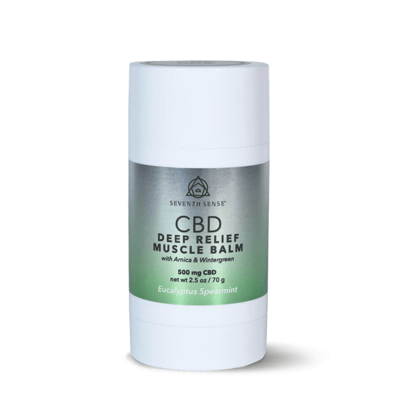 CBD deep relief cream container