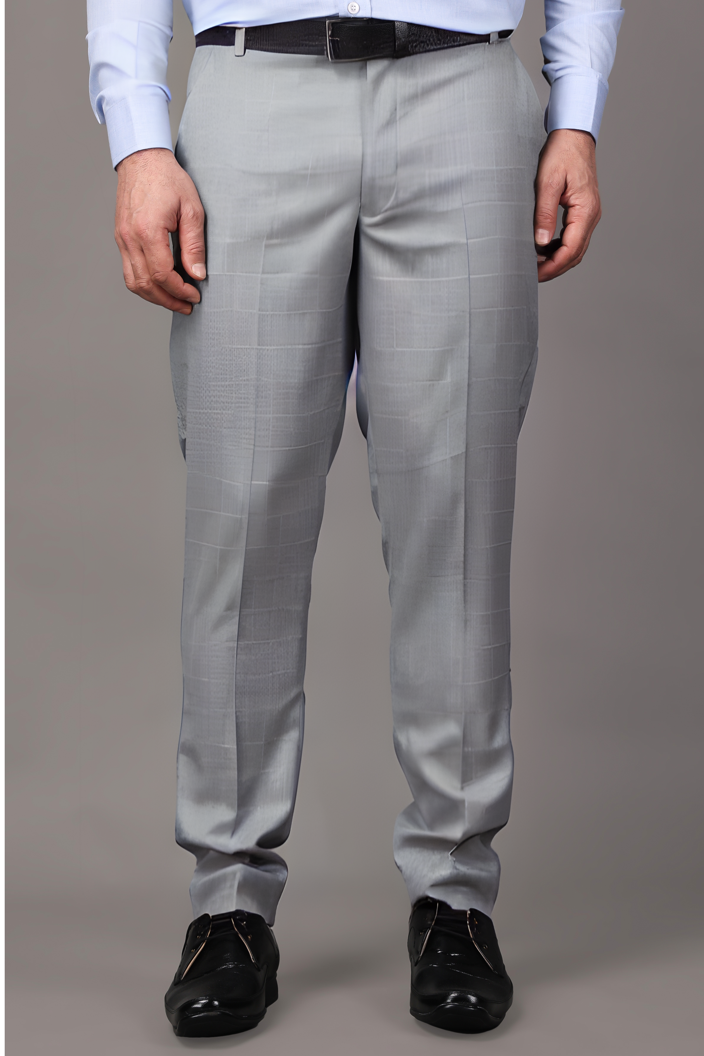 Grey Wool Trousers | Stefano Bemer