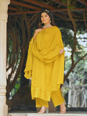 Yellow Salwar Suit