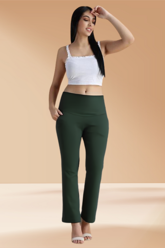 Buy Tummy Tucker Pants & High Waist Formal Pants For Ladies - Apella