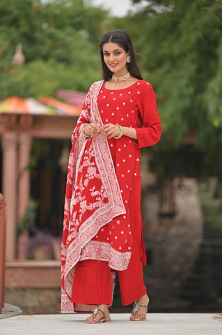 Red Suit Salwar