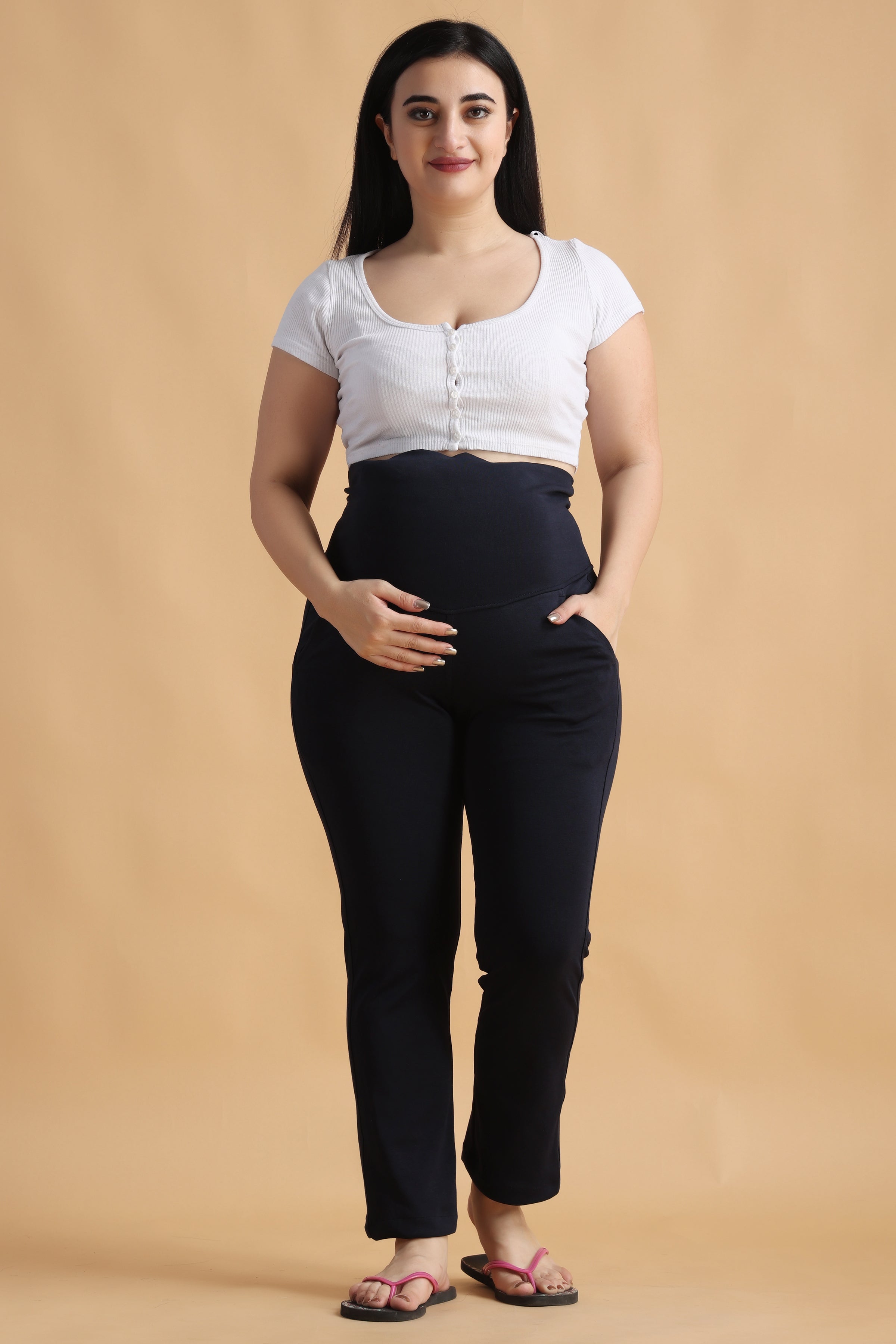 Scout Linen Maternity Pants by Trimester Clothing