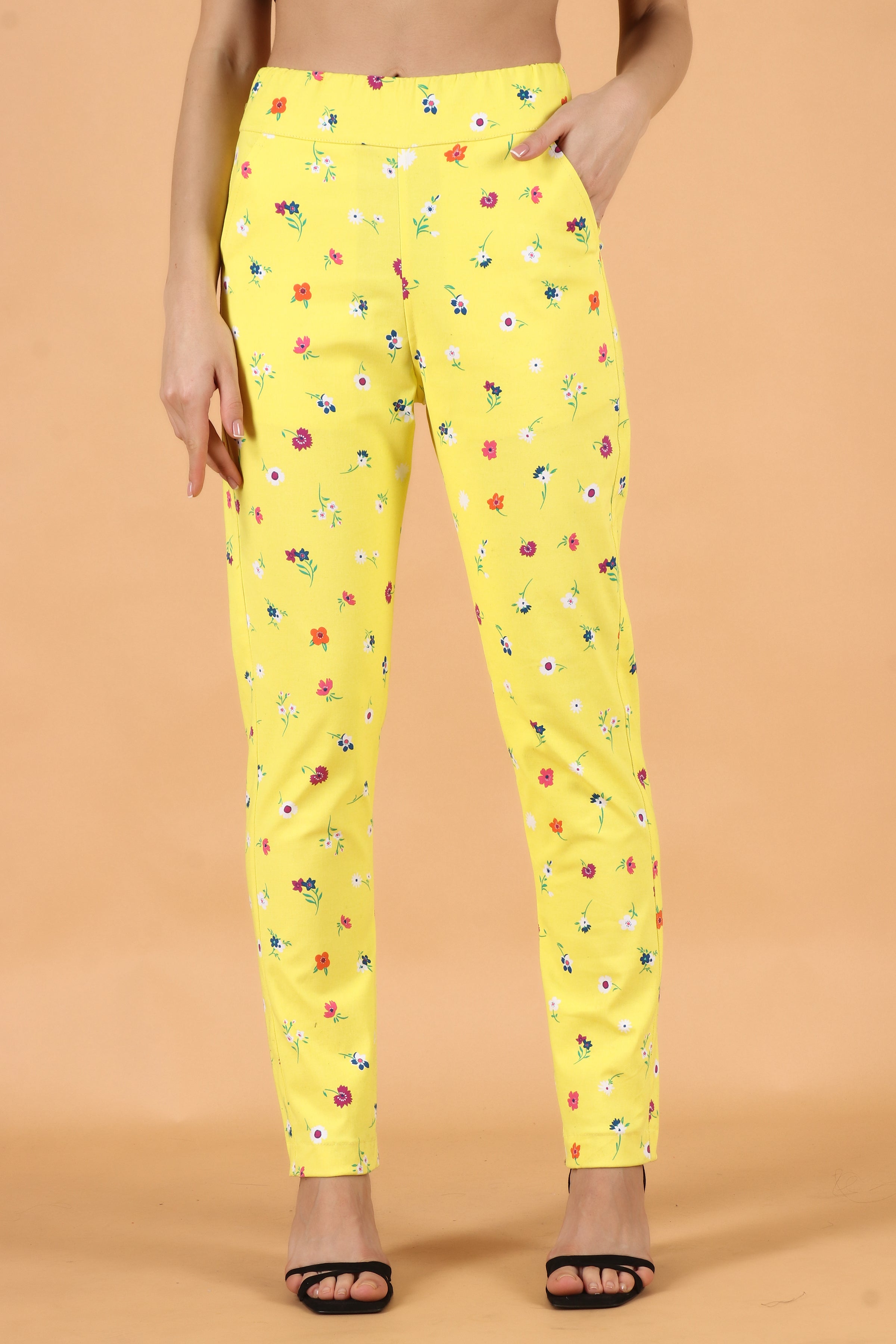 AND Multicolor Floral Print Pants