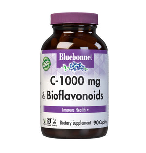 VITAMIN C-1000 mg PLUS BIOFLAVONOIDS 90 CAPLETS - Nature's Garden of Naples