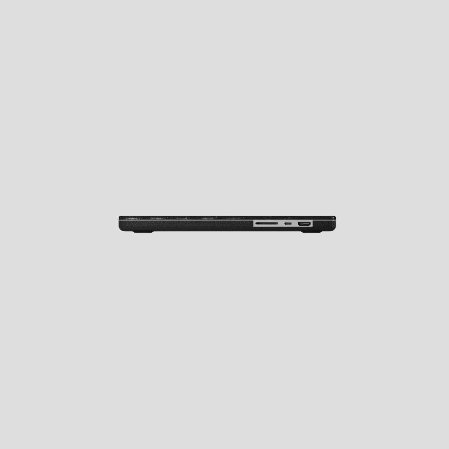 Black Macbook Pro 16 2021 Alligator with Steel Metal -6