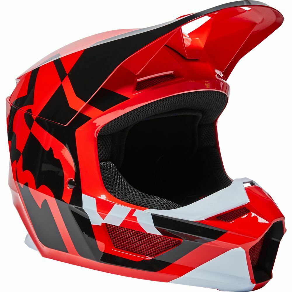 Blue and hot sale orange fox helmet