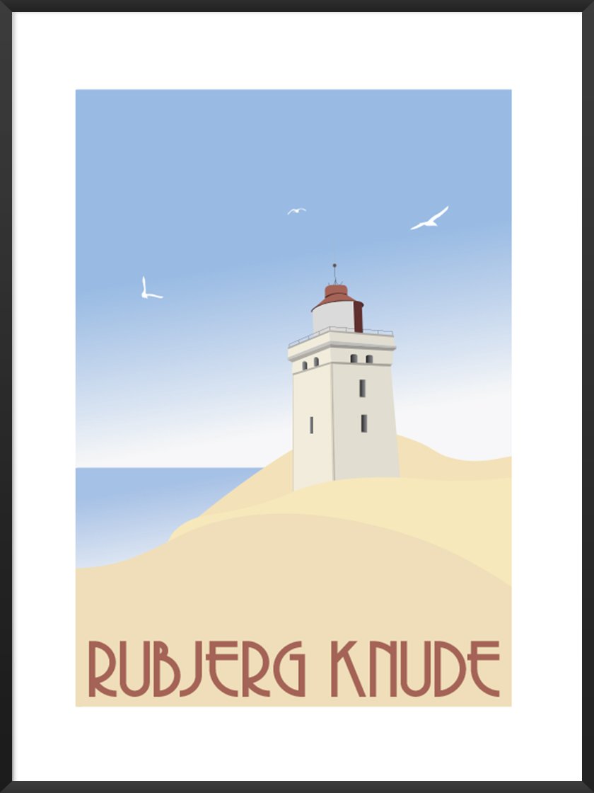 Rubjerg Knude - Danish Lighthouse Poster
