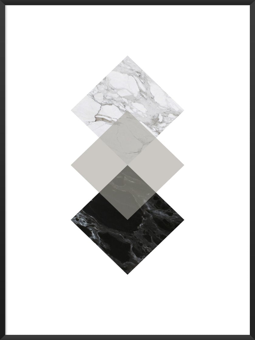 Marble Tiles - Poster