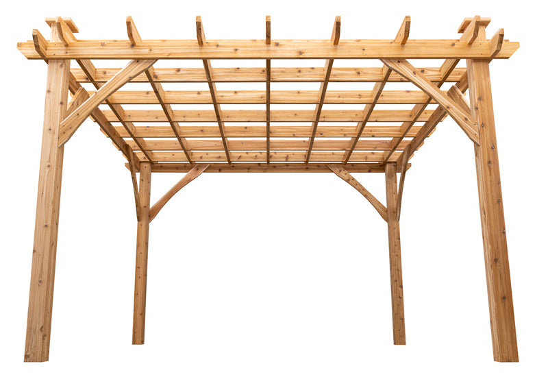 The Shuswap Wood Pergolas, Large 12x12 Cedar Pergola Kits ...