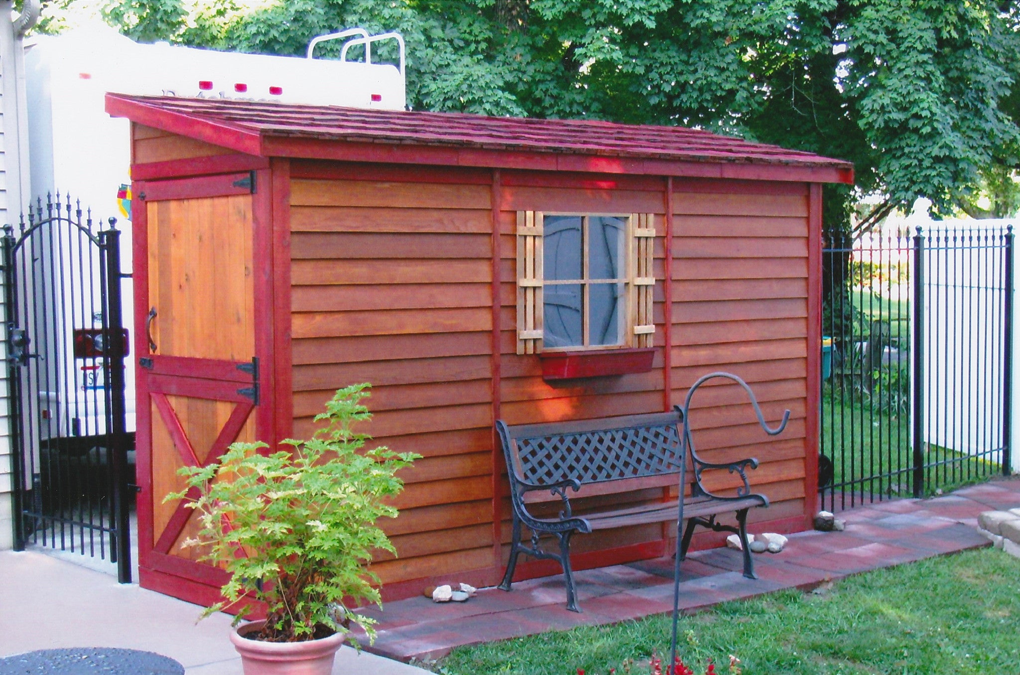 Yard Storage Sheds, 8 x 4 Shed, DIY Lean to Style Plans 