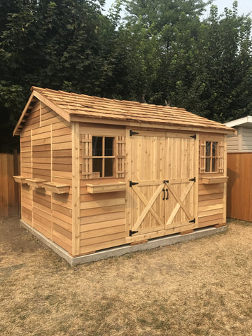 Double Door Sheds, Backyard Cottages, Garden Cottage Kits ...