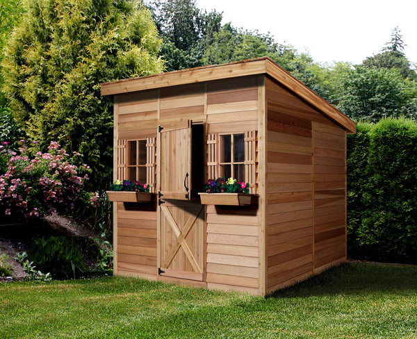 Wooden garden shed kits for sale