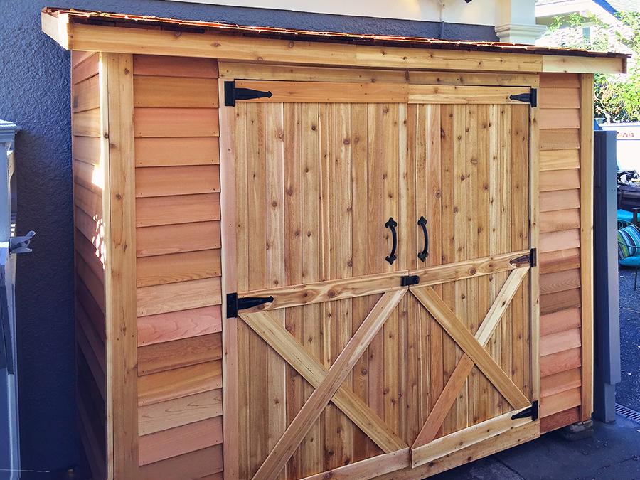 bayside double door shed kit, 6x3, 8x3, 8x4, 12x4 bike