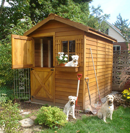 Cedar Shed Kits, Cedar Garden &amp; Storage Sheds â€