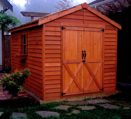 Large Wooden Sheds, Lawn Mower & Motorcycle Storage Shed ...