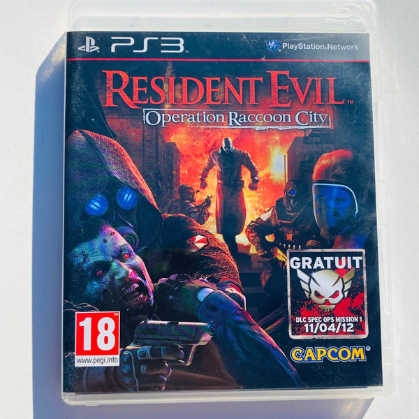 Resident Evil Operation Raccoon City PS3 Video Game Playstation Capcom French Version (2012)