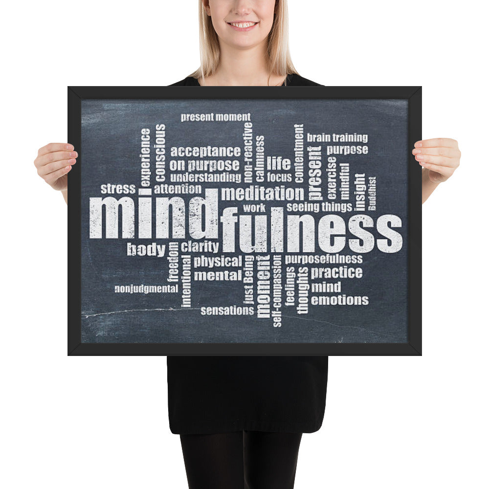 Mindfulness Moment - Meditation Wall Art