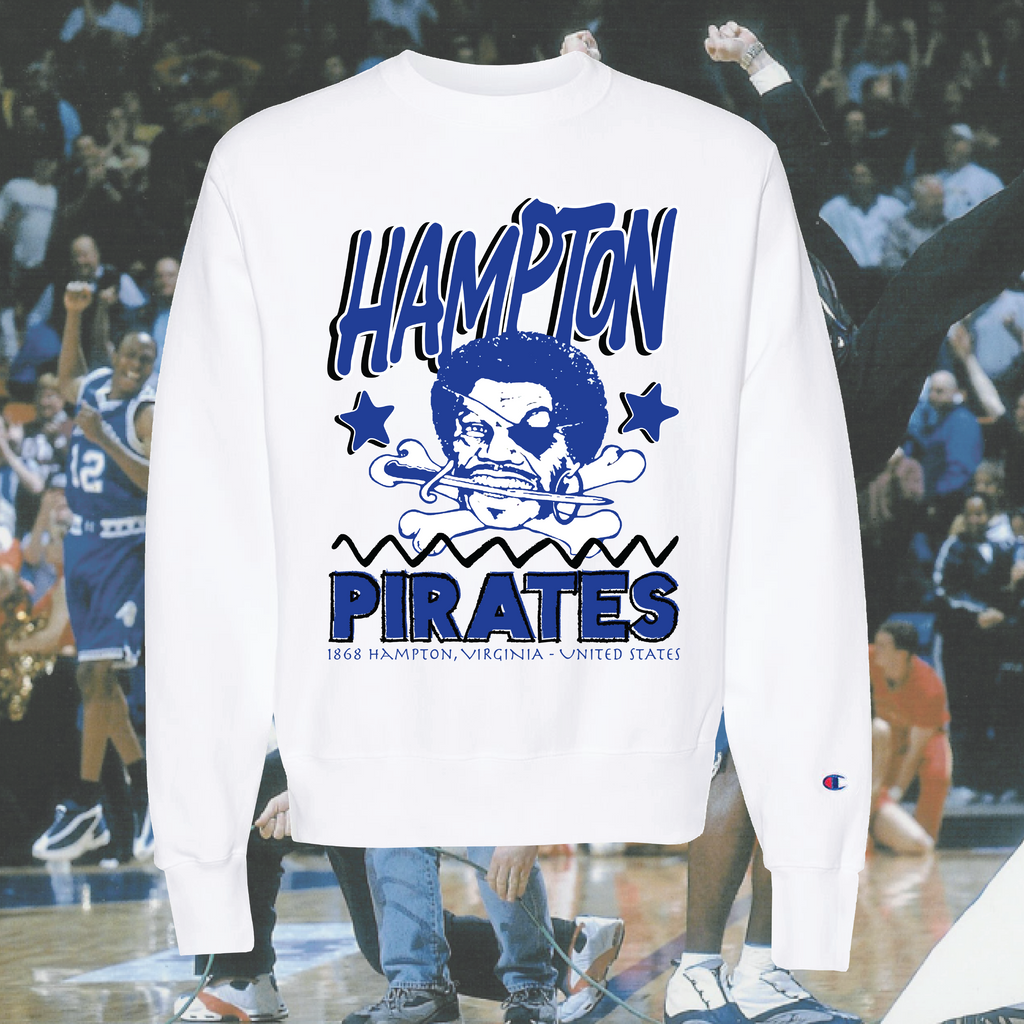 Vintage MEAC Champions Crewneck Sweatshirt - Hampton – Black